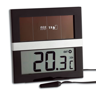 digitale solar min/max thermometer